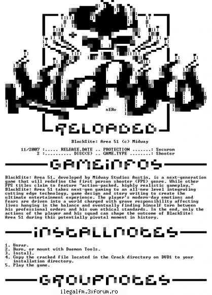 blacksite area 51 - reloaded